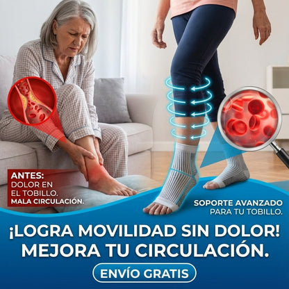 Medias De Compresión - Obtén Alivio Instantáneo De Pies Hinchados Y Adoloridos