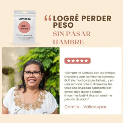 PARCHES LUMESSA CON GLP-1 | ADELGAZA SIN DIETAS