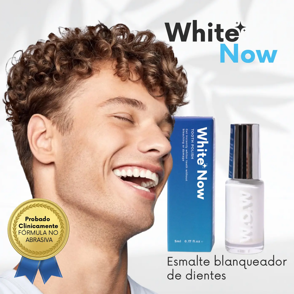 ESMALTE BLANQUEADOR DENTAL WhiteNow™ - SONRISA BLANCA SIN TRATAMIENTOS