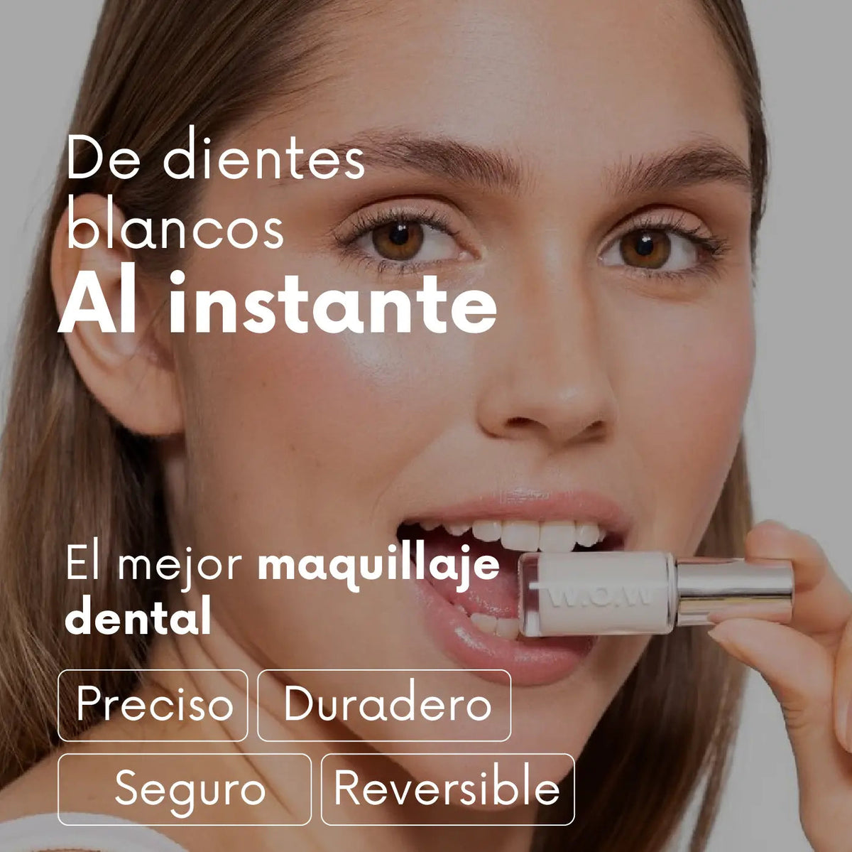 ESMALTE BLANQUEADOR DENTAL WhiteNow™ - SONRISA BLANCA SIN TRATAMIENTOS